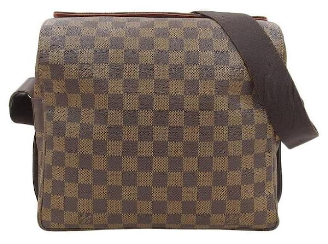 Louis Vuitton Naviglio Canvas Shoulder Bag N45255 in good condition Cloth  ref.1344953