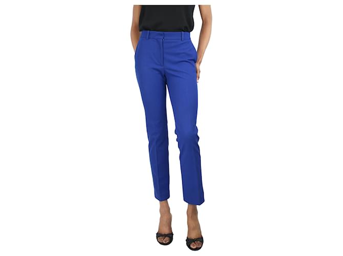 Joseph Pantaloni a gamba dritta blu royal - taglia UK 6 Viscosa  ref.1344990