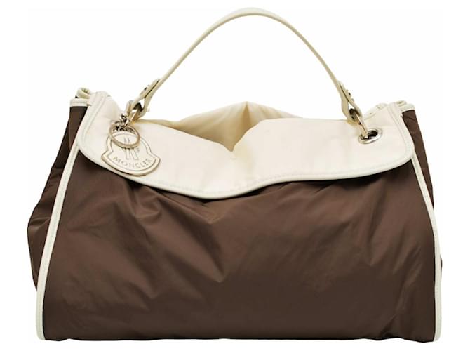 Moncler Handbags Brown Nylon  ref.1345260