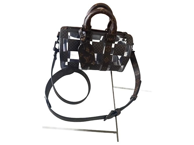 Abbesses Louis Vuitton Keepall 25 Schach Monogramm Braun