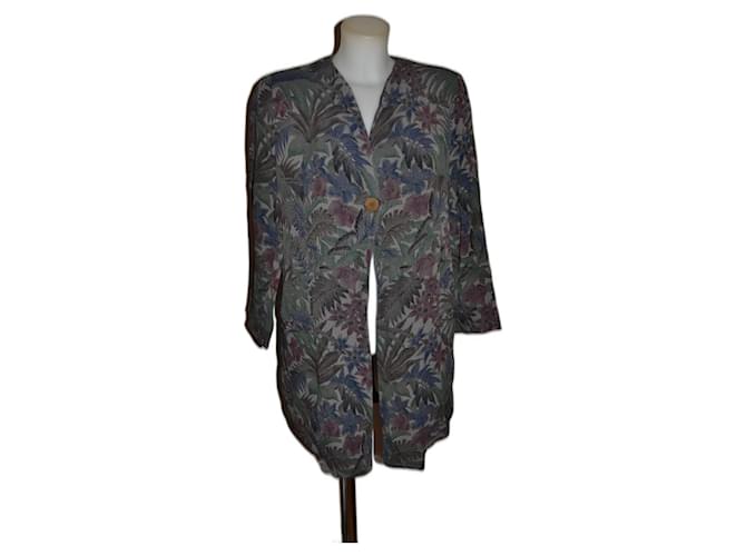 Giorgio Armani chaqueta Multicolor Seda  ref.1345302
