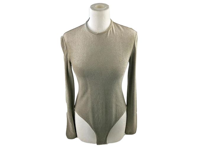 Giorgio Armani Beiger Langarm-Body