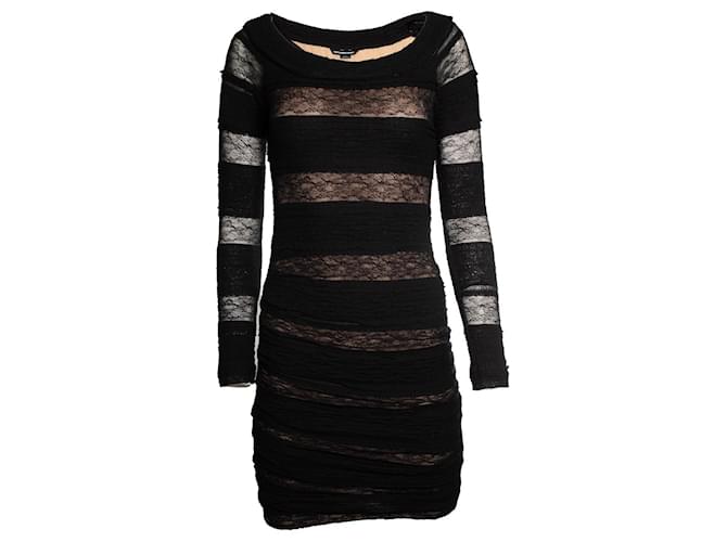 Alexander Wang, vestido de renda em preto  ref.1345492