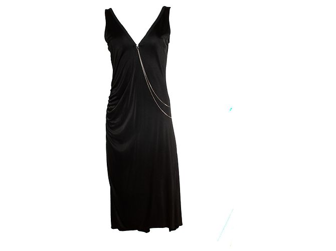 Karen Millen, Schwarzes Midikleid mit Kette