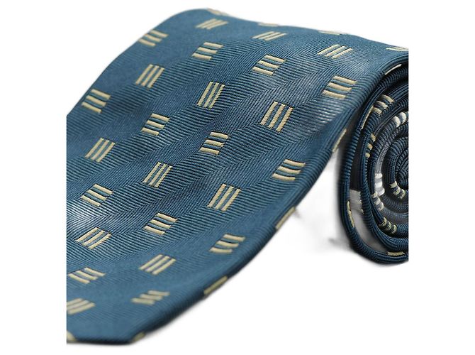 Loewe Corbata Verde con Design a Rayas