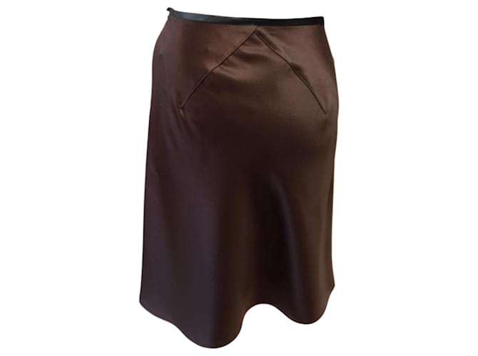 Autre Marque Falda Marron Polyester  ref.1345606