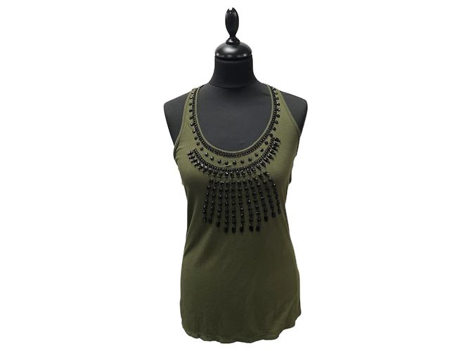 Autre Marque Camiseta Verde de Mujer