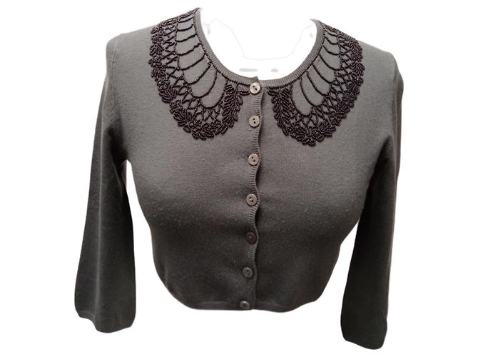 Parosh Grisseda Short Silk Jacket Grey