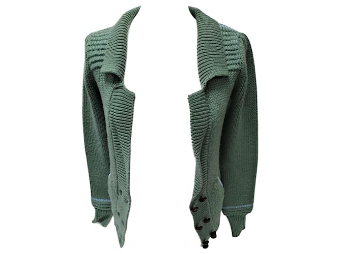 Marc Jacobs Chaqueta de Lana Verde Green Wool  ref.1345651