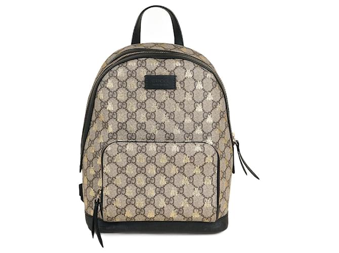 Gucci Small Bee Backpack Black Cloth  ref.1345688