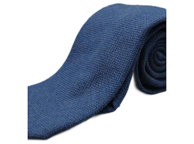 Autre Marque Corbata Azul Blau Wolle  ref.1345700