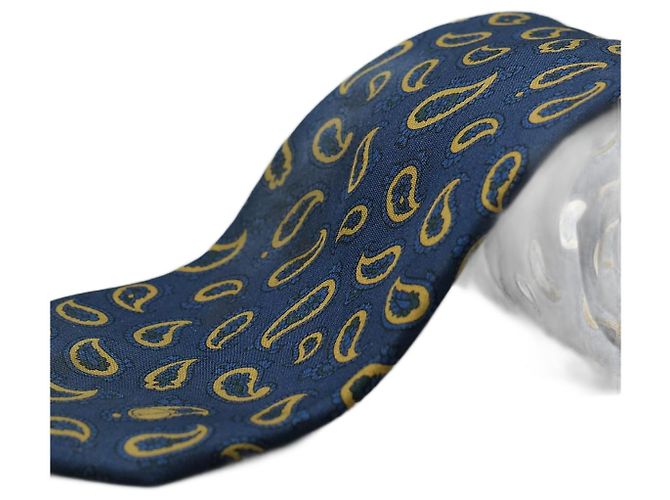 Alfred Dunhill Corbata Azul con Diseño