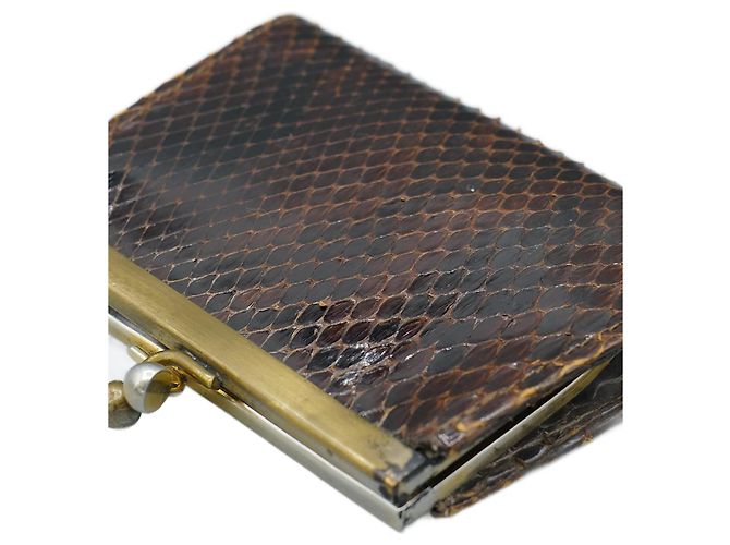 Autre Marque Monedero Vintage de Piel