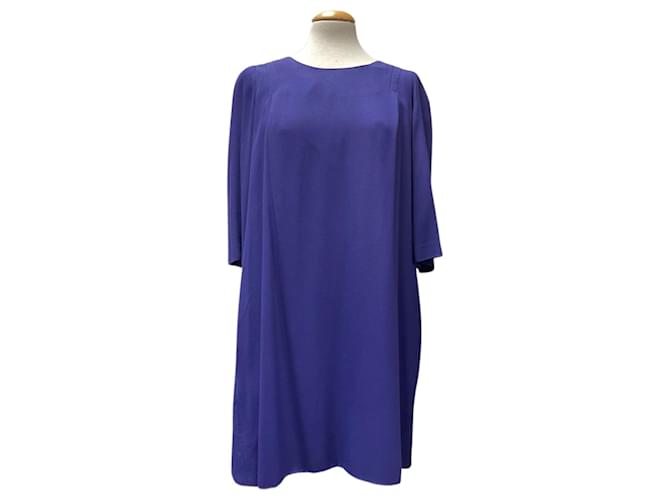 Chloé Vestido Azul Blue Viscose  ref.1345728