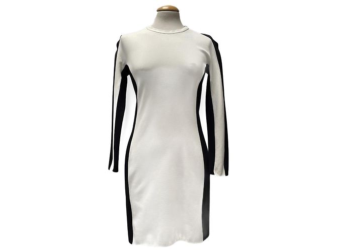 3.1 Phillip Lim Vestido Blanco y Negro