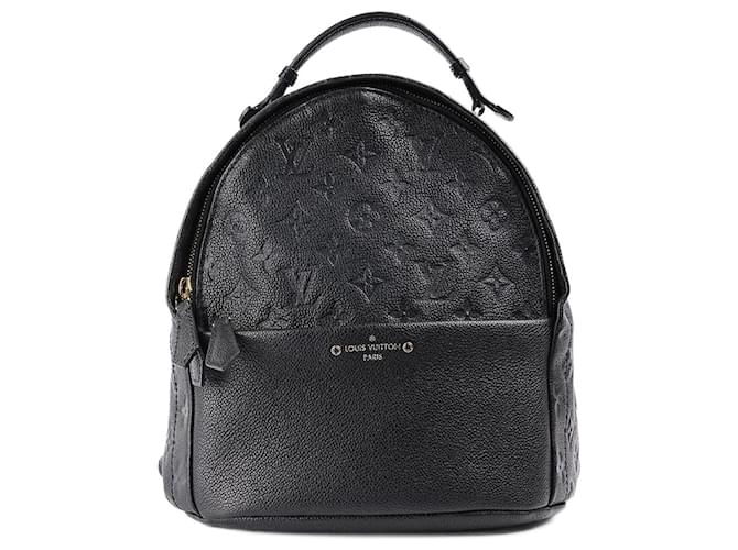 Louis Vuitton Sorbonne Backpack Black Leather  ref.1345787