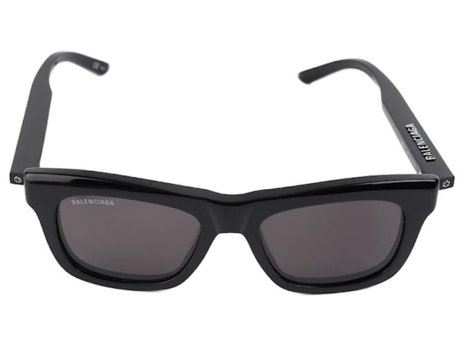 Balenciaga Square Sunglasses Black Plastic  ref.1345827