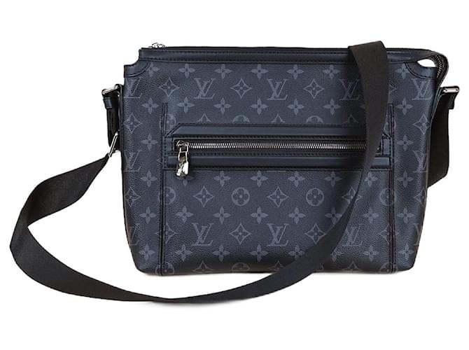 Louis Vuitton Odyssey PM Messenger Bag Black Cloth  ref.1345835