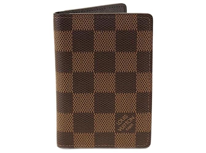 Louis Vuitton Pocket organizer Brown Cloth  ref.1345836