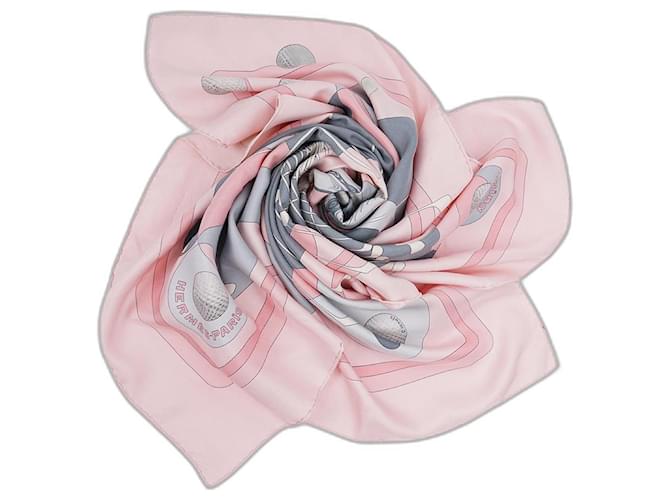 Hermès J. Abadie Silk Scarf Pink  ref.1345876