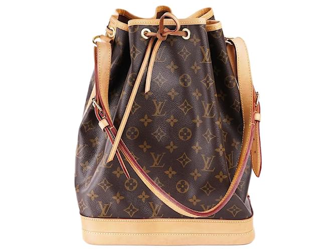 Louis Vuitton Borsa a secchiello Noé grande Marrone Tela  ref.1345881