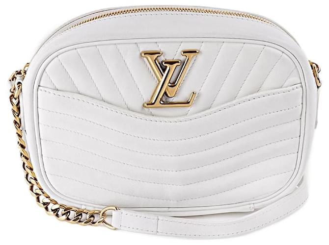 Louis Vuitton Nouveau sac pour appareil photo de style new wave Cuir Blanc  ref.1345899