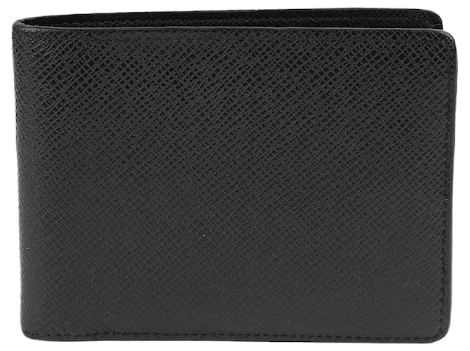Louis Vuitton Multiple wallet Black Leather  ref.1345945