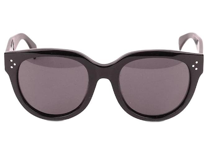 Céline Round Frame Sunglasses Black Plastic  ref.1345974