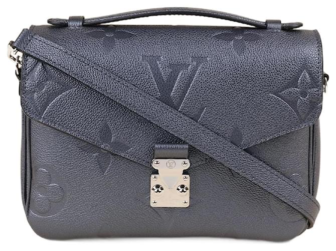 Louis Vuitton Bolso de hombro Pochette Métis Azul Cuero  ref.1346018