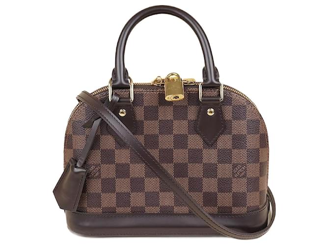 Louis Vuitton Alma BB Handtasche Braun Leder ref.1346024 Joli Closet