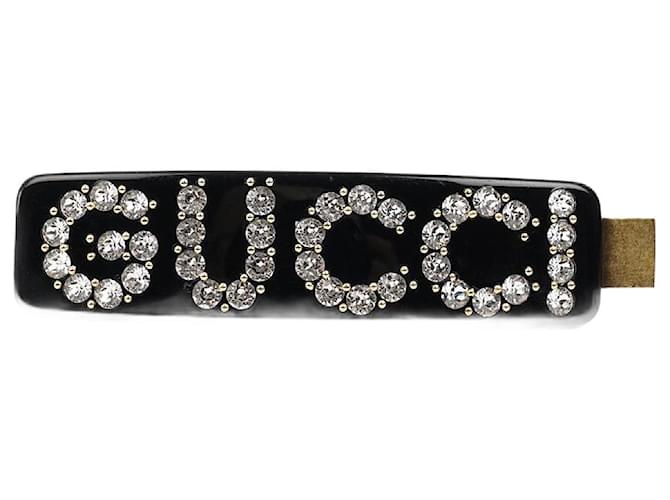 Gucci Single Hair Clip Black Plastic  ref.1346035