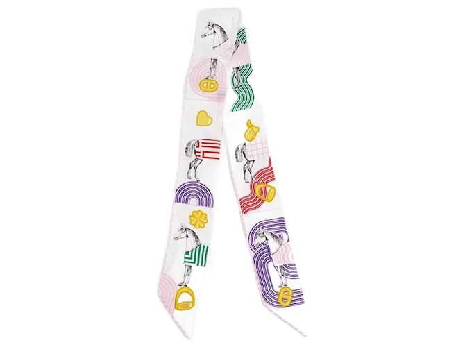 Hermès Twilly Silk Scarf Multiple colors  ref.1346047
