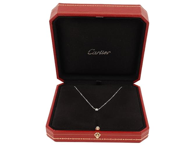 Cartier D'amour Necklace Silvery Yellow gold  ref.1346084