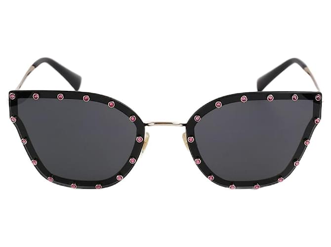 Valentino Garavani Butterfly Sunglasses Black Metal  ref.1346096
