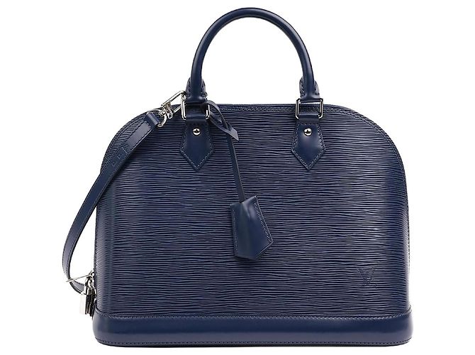 Louis Vuitton Borsa Alma PM Blu Pelle
