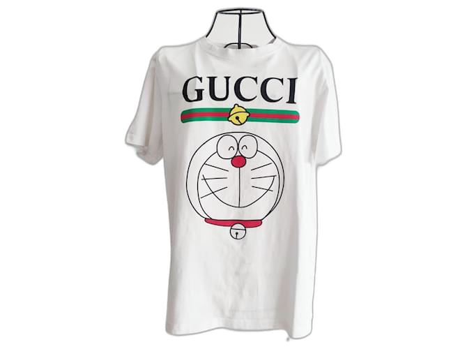 Gucci Tee shirts Coton Blanc  ref.1346135