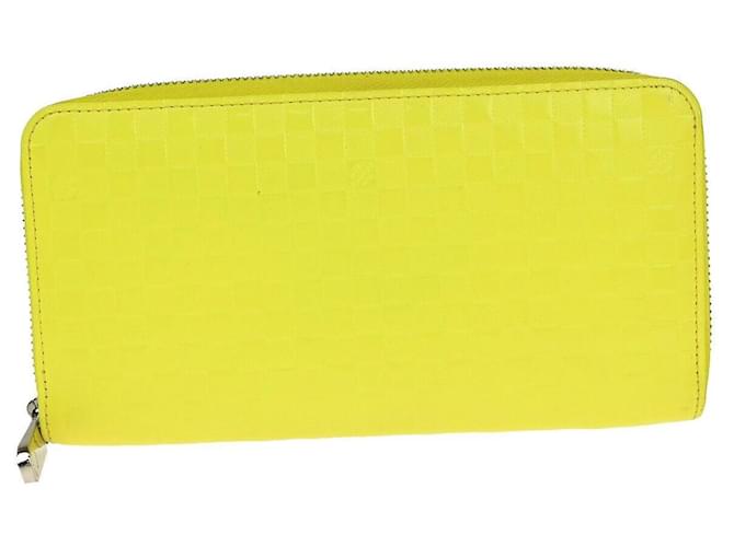 Louis Vuitton Portefeuille zippy Yellow Leather  ref.1346152