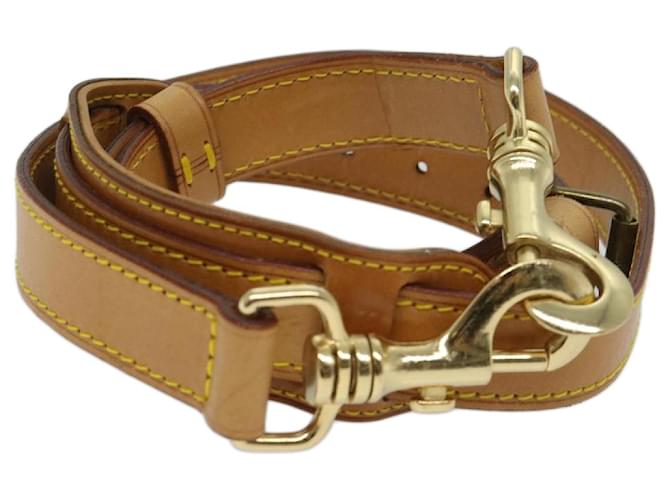 Louis Vuitton shoulder strap Beige Leather  ref.1315605