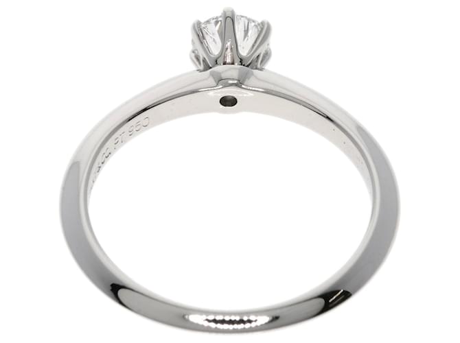 Tiffany & Co Solitaire Silvery Platinum  ref.1342734