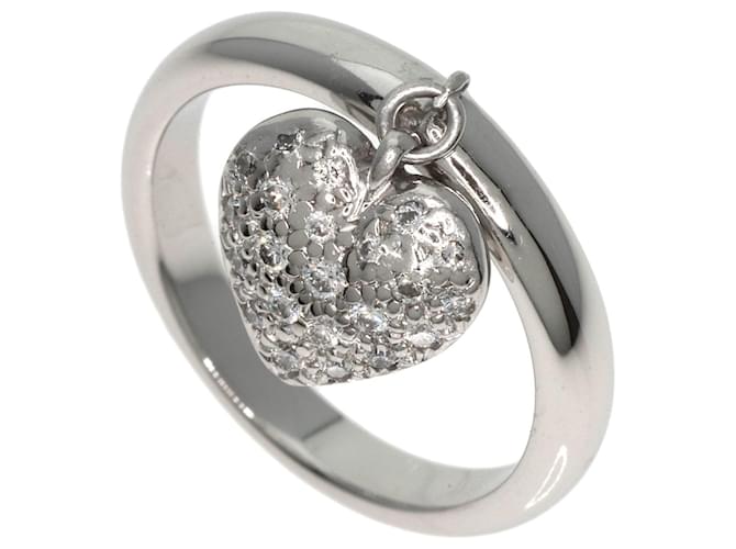 Tiffany & Co Sentimental heart Silvery Platinum  ref.1342795