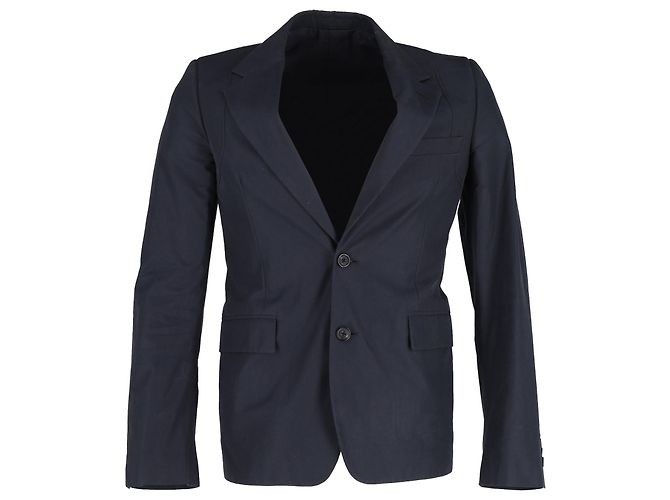 Alexander McQueen Blazer aus blauer Wolle