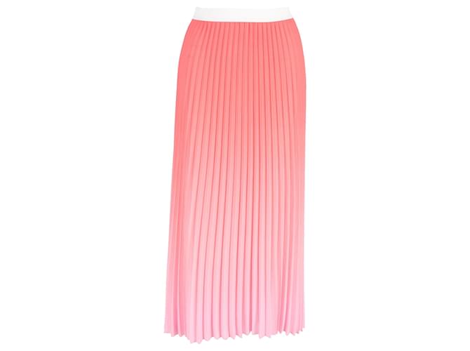 Maje Falda midi plisada Jonaelle Ombré de poliéster rosa  ref.1342927