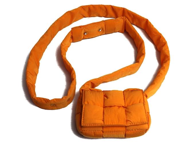 Casete Bottega Veneta Naranja Sintético  ref.1343033