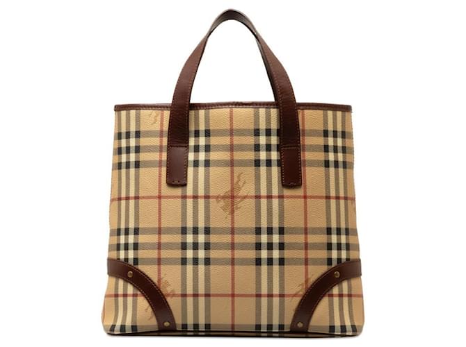 Burberry Nova Check Beige Tela  ref.1343042