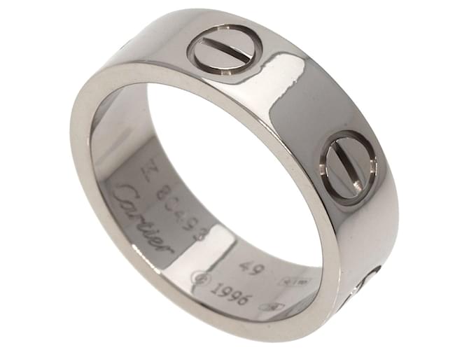 Cartier Love Silvery White gold  ref.1343121
