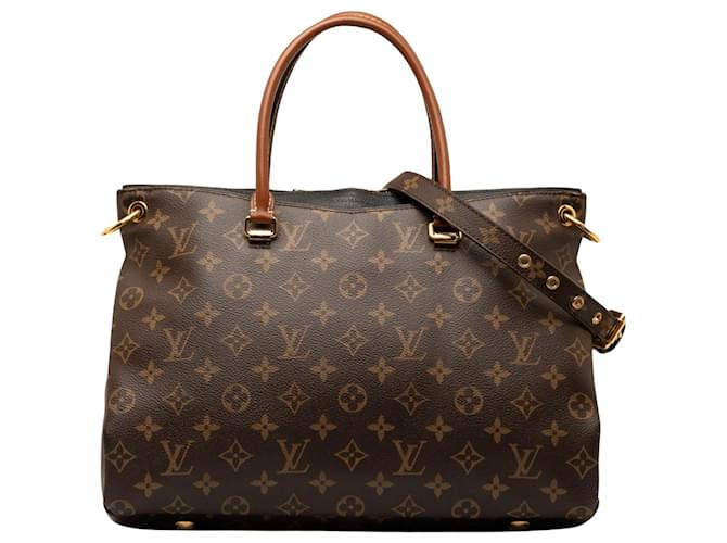 Louis Vuitton Pallas Braun Leinwand  ref.1343123