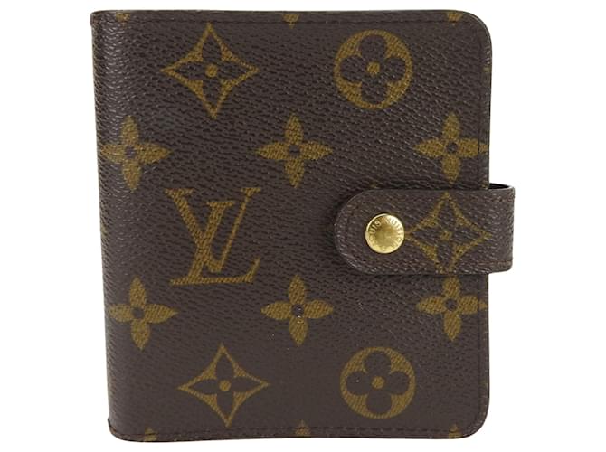 Louis Vuitton Porte-monnaie Brown Cloth  ref.1343270