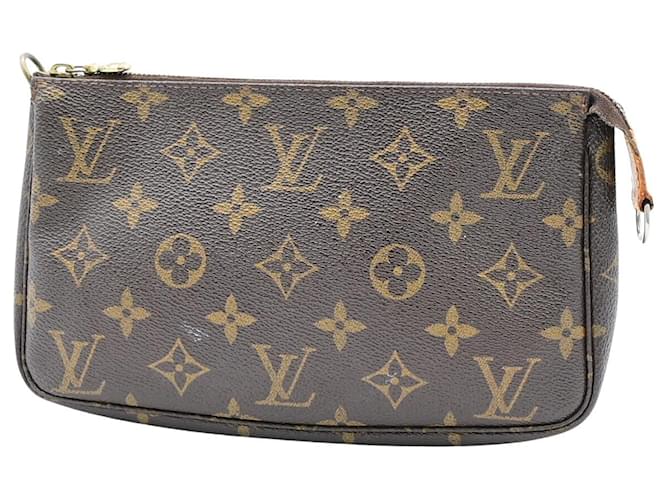 Louis Vuitton Pochette Accessoires Brown Cloth  ref.1343299