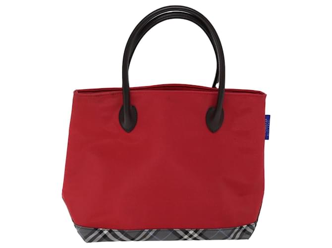 Burberry Nova Check Rosso Sintetico  ref.1343311