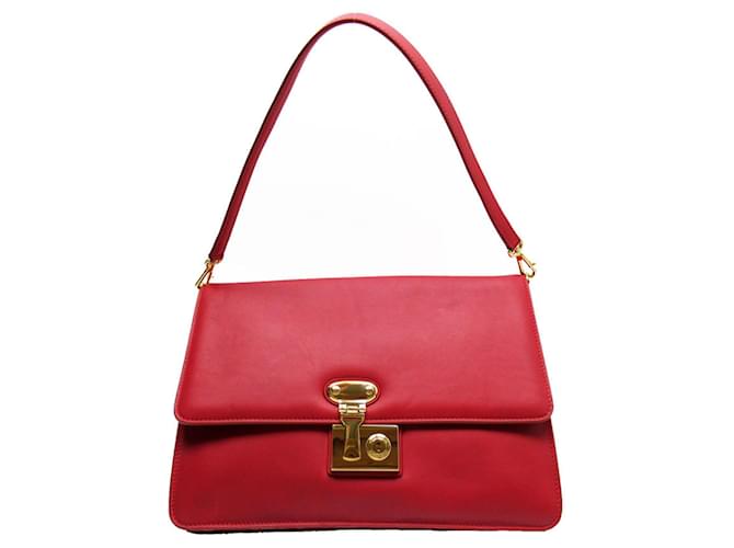 DOLCE & GABBANA Red Leather  ref.1343347